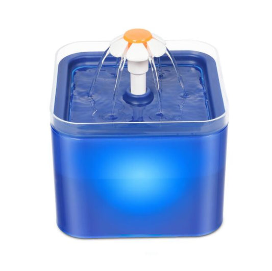 Automatic Cat Water Fountain Filter 2L LED Drinker
