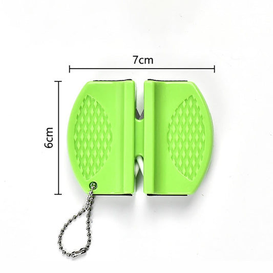 Mini Ceramic Rod Knife Sharpener Two-stage Tungsten Portable Butterfly Type Whetstone Sharpener Sharpening Knives Stone