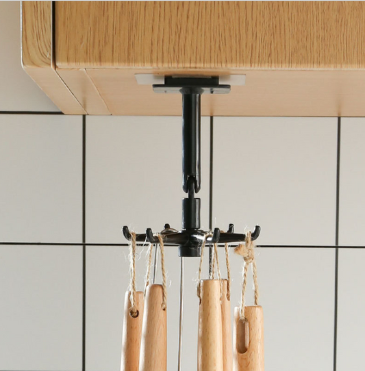 360 Degrees Rotated Kitchen Hooks Self Adhesive