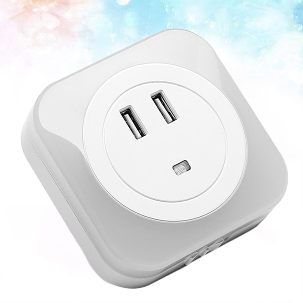 1 Pc LED Night Light with Double USB