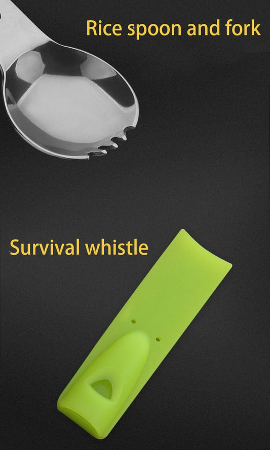 Multifunctional Camping Cookware Stainless Steel Survival kit