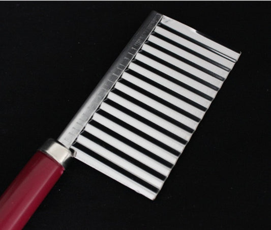 Potato Wavy Edged Knife Stainless Steel Kitchen Gadget