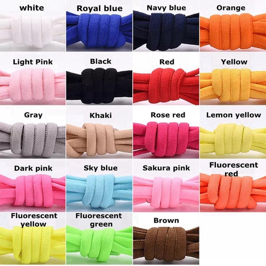 No Tie Round Elastic Shoe Laces