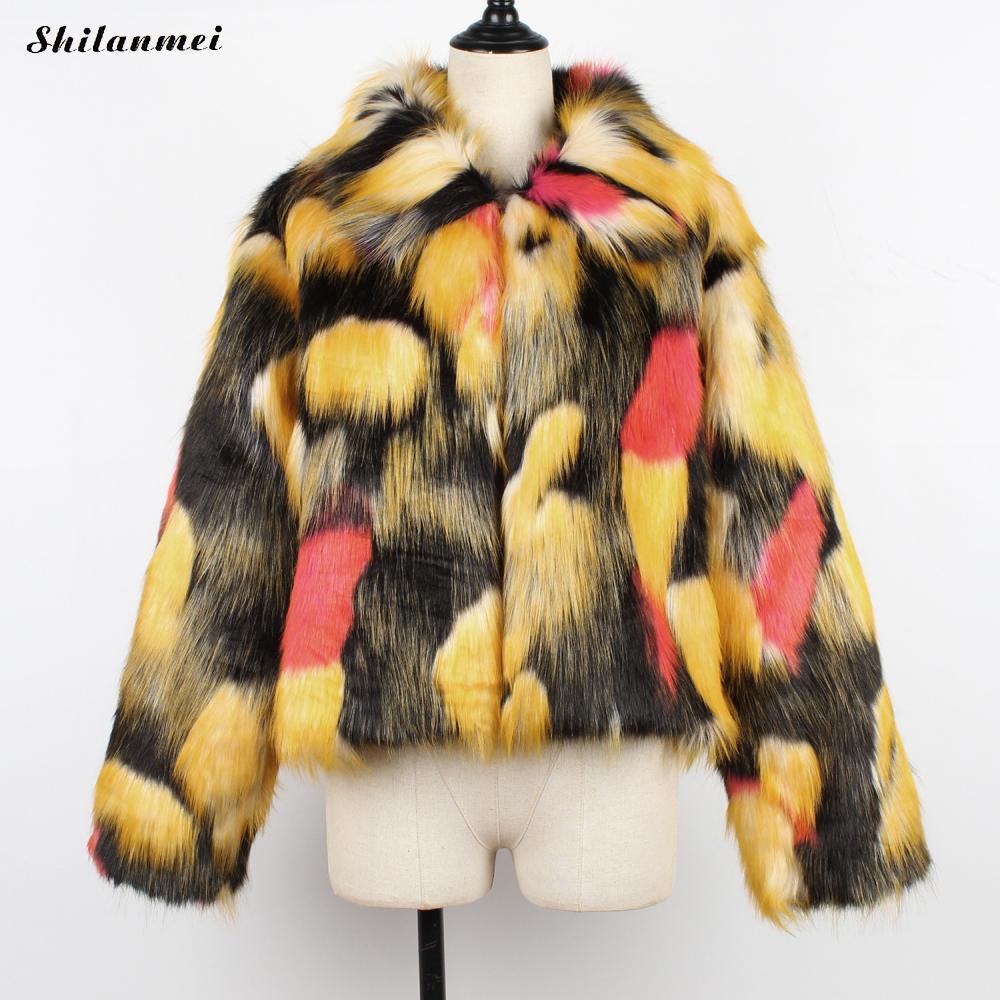Fashion Furry Faux Fur Coat