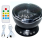 7 Color LED Night Lights Star Remote Control Wave Projector