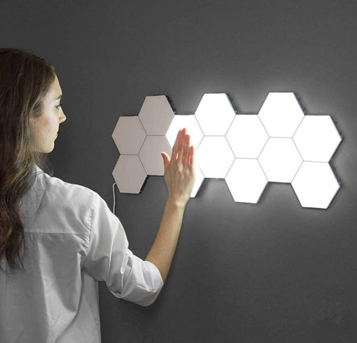Touch Induction Honeycomb Light Fashion Personality Atmosphere Light Combination Decorative Led Quantum Light