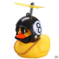 Cute Duck with  Wind Helmet Bicycle Accessories Car Décor