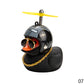 Cute Duck with  Wind Helmet Bicycle Accessories Car Décor