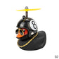 Cute Duck with  Wind Helmet Bicycle Accessories Car Décor