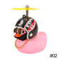 Cute Duck with  Wind Helmet Bicycle Accessories Car Décor
