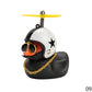 Cute Duck with  Wind Helmet Bicycle Accessories Car Décor