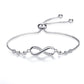 Rhinestone Infinity Bracelet
