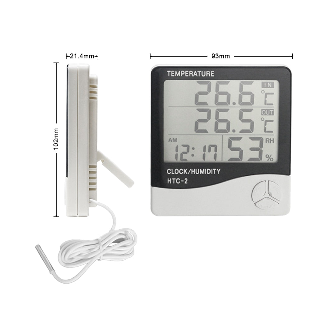 Digital Thermometer Hygrometer Electronic LCD Temperature Humidity Meter