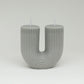 Home decorative candle U-Shaped geometric scented candles