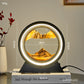 LED Light Creative Quicksand Table Lamp