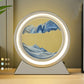 LED Light Creative Quicksand Table Lamp