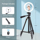 26cm Photo Ringlight Led Selfie Ring Light Phone Remote Control Lamp