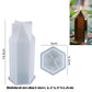 Rhombus Columnar Candle Mould Silicone Mold DIY Scented Candle Soap Craft Gift Making Resin Casting Wax Homemade Decoration