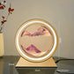 LED Light Creative Quicksand Table Lamp