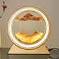 LED Light Creative Quicksand Table Lamp
