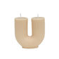 Home decorative candle U-Shaped geometric scented candles