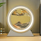 LED Light Creative Quicksand Table Lamp