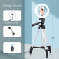 26cm Photo Ringlight Led Selfie Ring Light Phone Remote Control Lamp