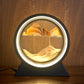 LED Light Creative Quicksand Table Lamp