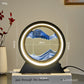 LED Light Creative Quicksand Table Lamp