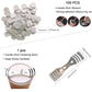 105PCS/Set Smokeless Scented Candle Wicks Soy Wax Core Wood Cotton Core Kerosene Lamp Wax Line Wood Candles Making Accessories