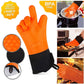 2PC Long Length Silicone Glove For Oven