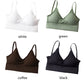 Queenral Women Seamless Tank Crop Top Bras