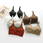 Queenral Women Seamless Tank Crop Top Bras
