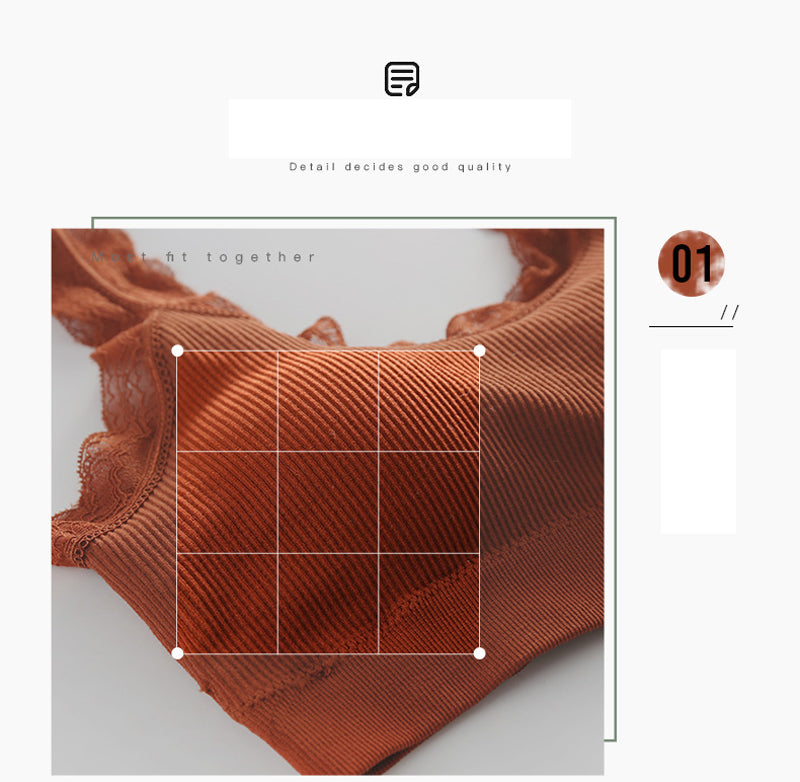 Queenral Women Seamless Tank Crop Top Bras