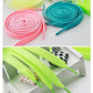 Glow In The Dark Luminous Flat Sneakers Canvas Shoe Laces