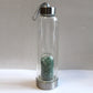Natural Crystal drink Water Bottle Irregularity quartz stone