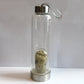 Natural Crystal drink Water Bottle Irregularity quartz stone