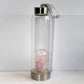Natural Crystal drink Water Bottle Irregularity quartz stone
