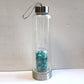 Natural Crystal drink Water Bottle Irregularity quartz stone