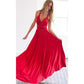 Sexy Women Multiway Wrap Convertible Boho Maxi Club Red Long Dress