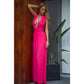 Sexy Women Multiway Wrap Convertible Boho Maxi Club Red Long Dress
