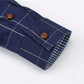 Men's Plaid Cotton Dress Shirts High Quality