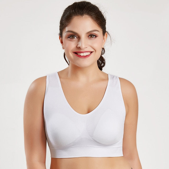 Bras For Women Plus Size Seamless Bra With Pads Easy Comfort Bra