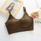 Queenral Women Seamless Tank Crop Top Bras