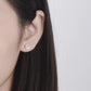Lovely Asymmetric Zircon Crystal Earrings