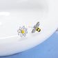 Lovely Asymmetric Zircon Crystal Earrings