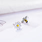 Lovely Asymmetric Zircon Crystal Earrings
