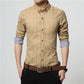 Men's Plaid Cotton Dress Shirts High Quality