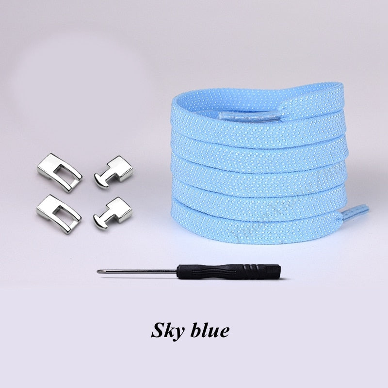 New Elastic Cross buckle No Tie Shoe laces