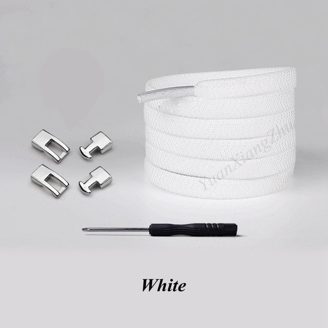 New Elastic Cross buckle No Tie Shoe laces